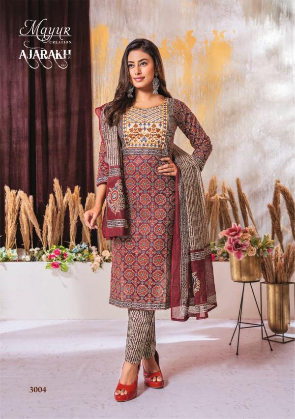 Mayur Ajarakh Vol-3 – Kurti Pant With Dupatta